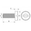 Zylinderkopfschraube Metall DIN 85 [050-m] (050061640952)