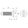 Senkkopfschraube Metall DIN 963 [080-m] (080031040952)