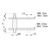 PCB Abstandshalter [100-1] (100106100002)