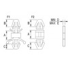 PCB Abstandshalter [100-8] (100830700002)