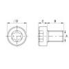 Zylinderkopf mit Torx Peek [187] (187105070409)