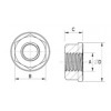 Flanschmutter  DIN 6923 metall [349-m] (349040040952)