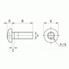 Zylinderkopf Metall I-6-Kant [351-m] (351010441553)